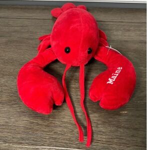 Mary Meyer Maine Lobster Plush Stuffed Animal Toy Red Souvenir Kids